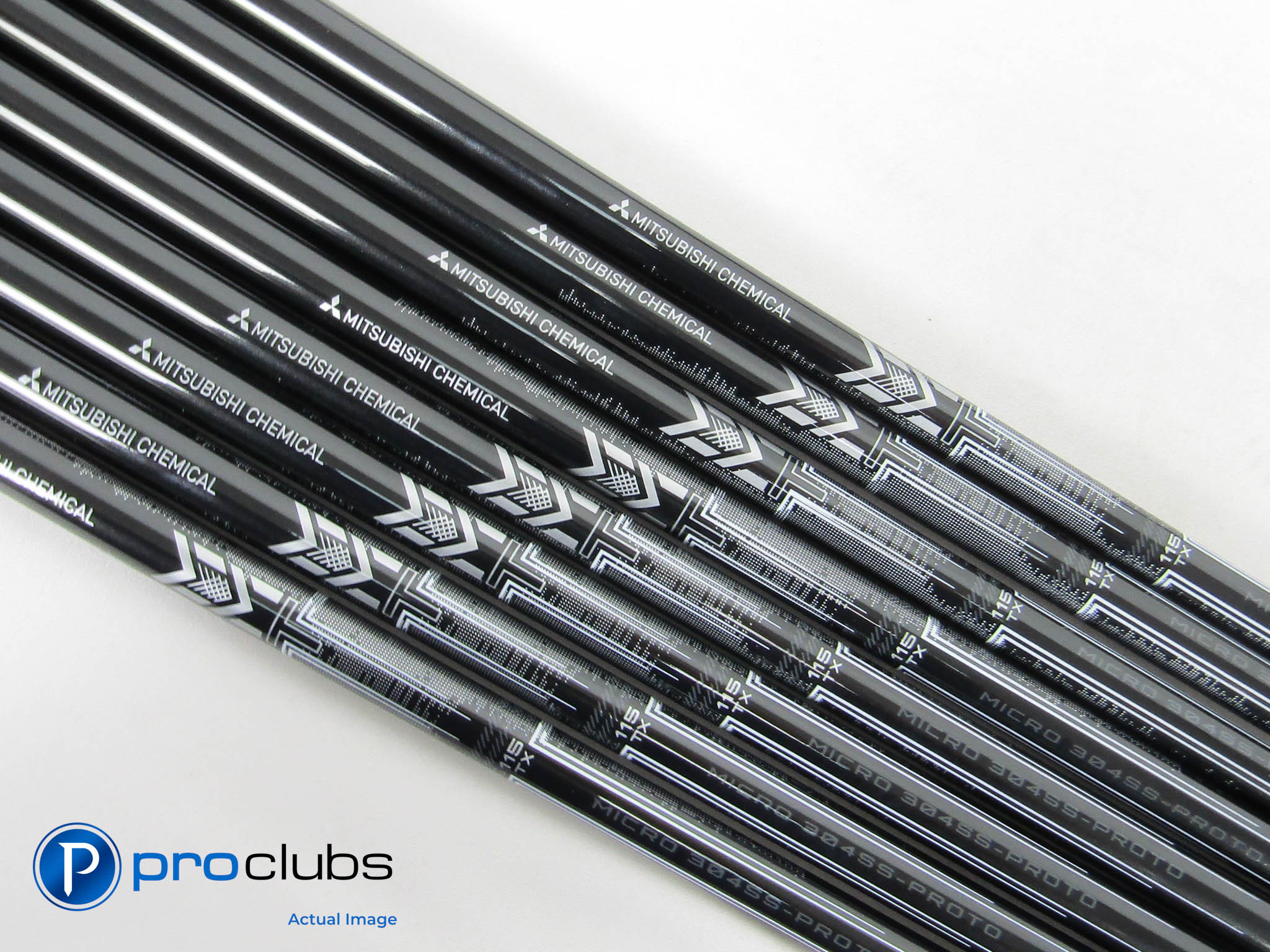 New! 8pc Mitsubishi MMT 115 TX-Flex 3-PW Shaft Set .355